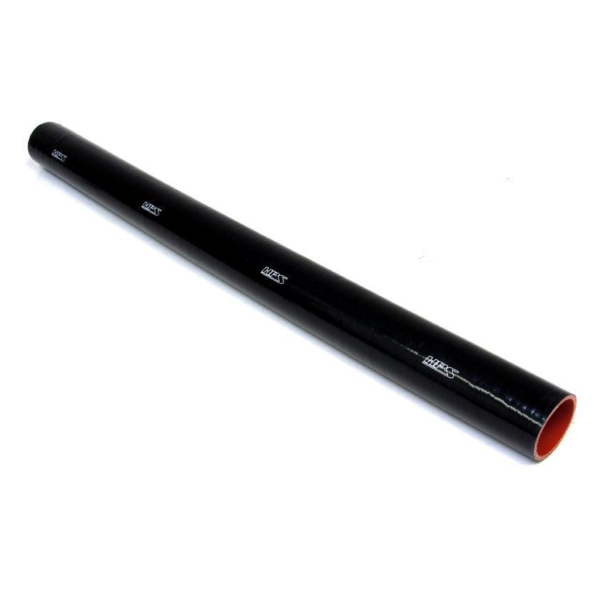 HPS 1-7/8" ID, 3 Feet Length, Silicone Straight Coupler Coolant Tube Hose, High Temp 4-ply Reinforced, Black, 48mm ID