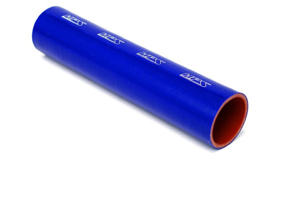 HPS 5-1/2" ID, 1 Foot Length, Silicone Straight Coupler Tube Hose, High Temp 4-ply Reinforced, Blue, 140mm ID
