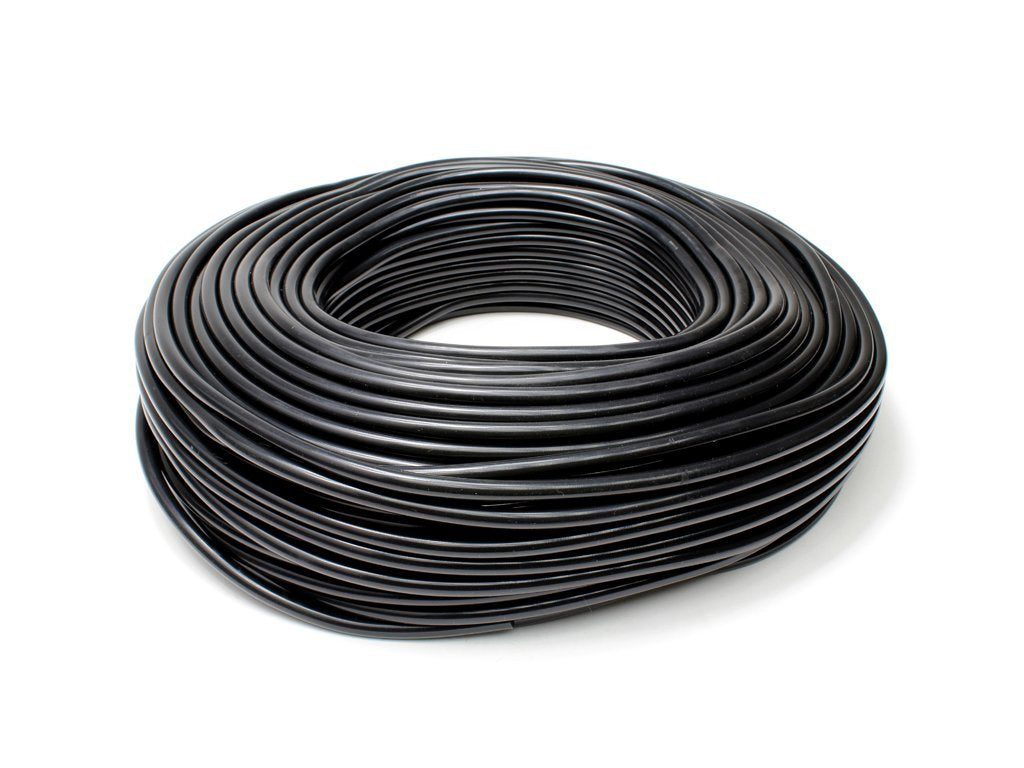 HPS 1/4" (6mm) ID Black High Temp Silicone Vacuum Hose Tubing - Sold per Feet