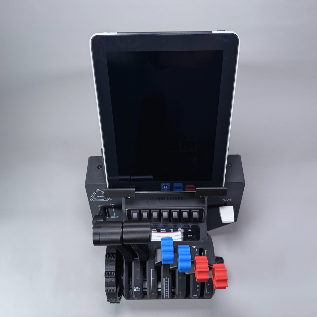 Tablet Phone Mount for the Honeycomb Alpha or Bravo | iPhone | iPad | MSFS | X-Plane