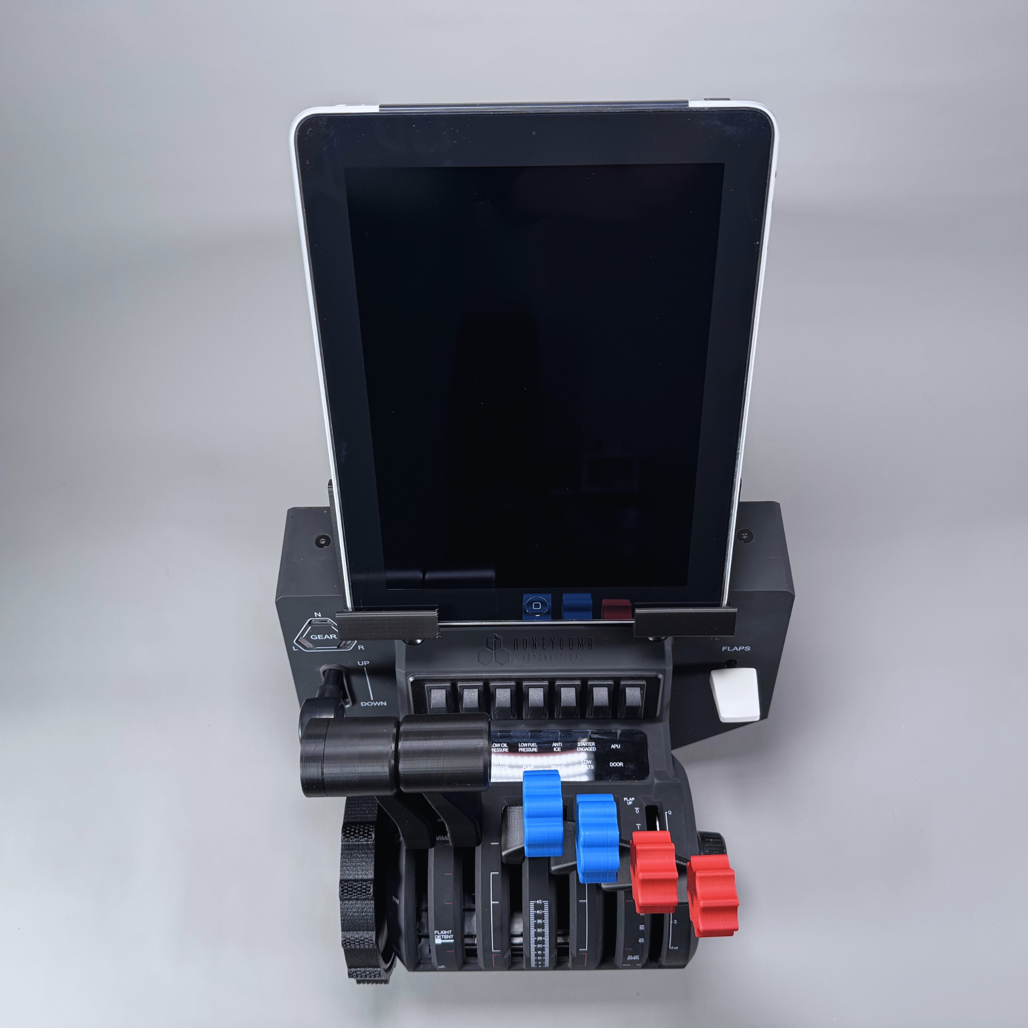 Tablet Phone Mount for the Honeycomb Alpha or Bravo | iPhone | iPad | MSFS | X-Plane