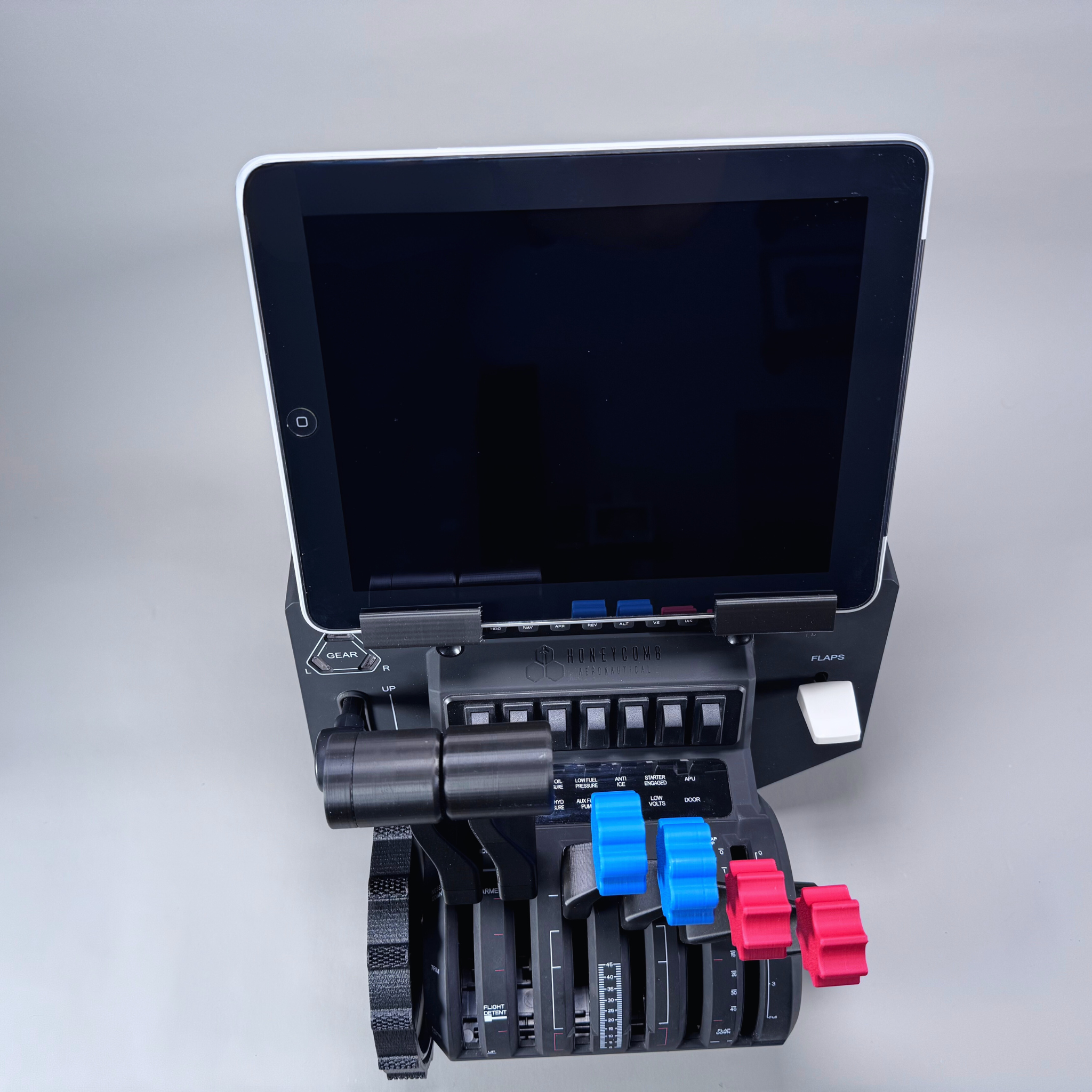 Tablet Phone Mount for the Honeycomb Alpha or Bravo | iPhone | iPad | MSFS | X-Plane
