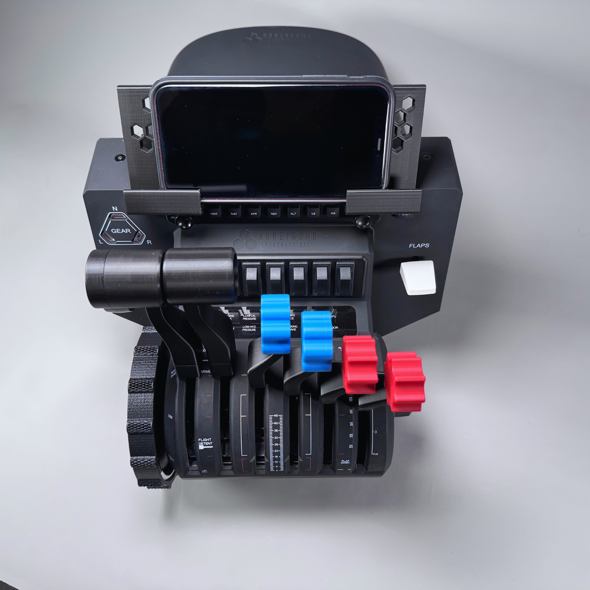 Tablet Phone Mount for the Honeycomb Alpha or Bravo | iPhone | iPad | MSFS | X-Plane