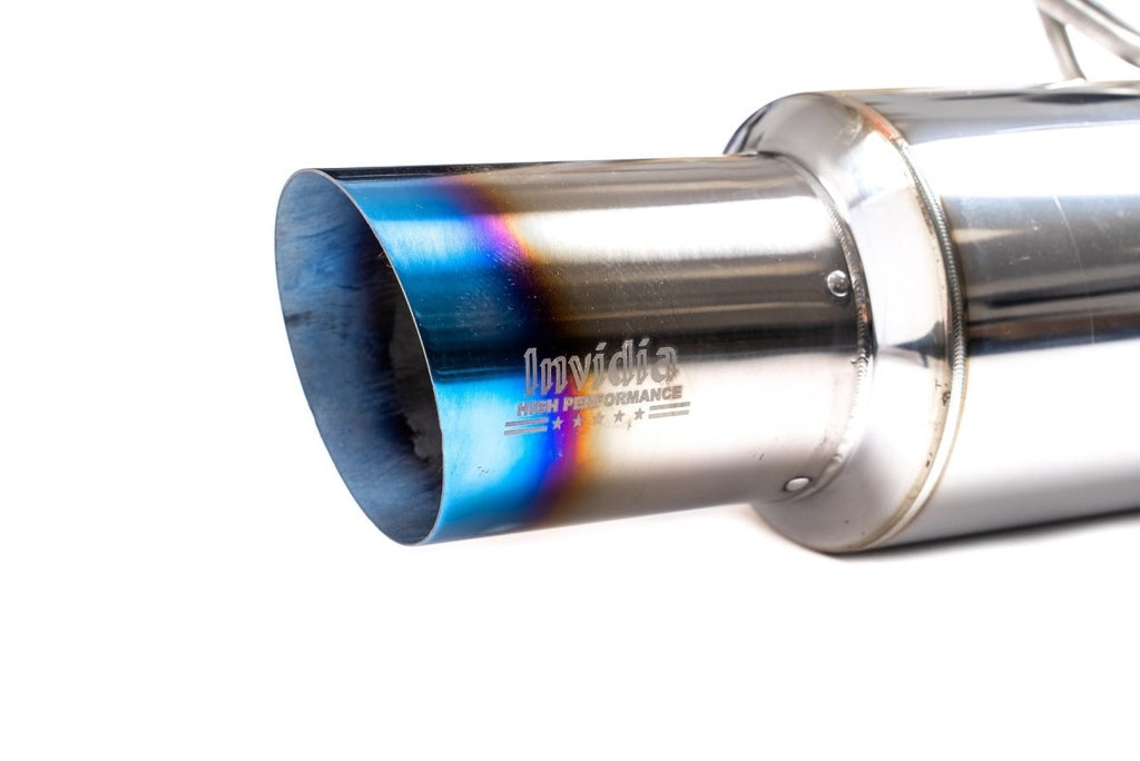 Invidia [22-25 WRX] N1 Twin Outlet Single Layer Tip Cat-Back Exhaust | HS22WRXGTT