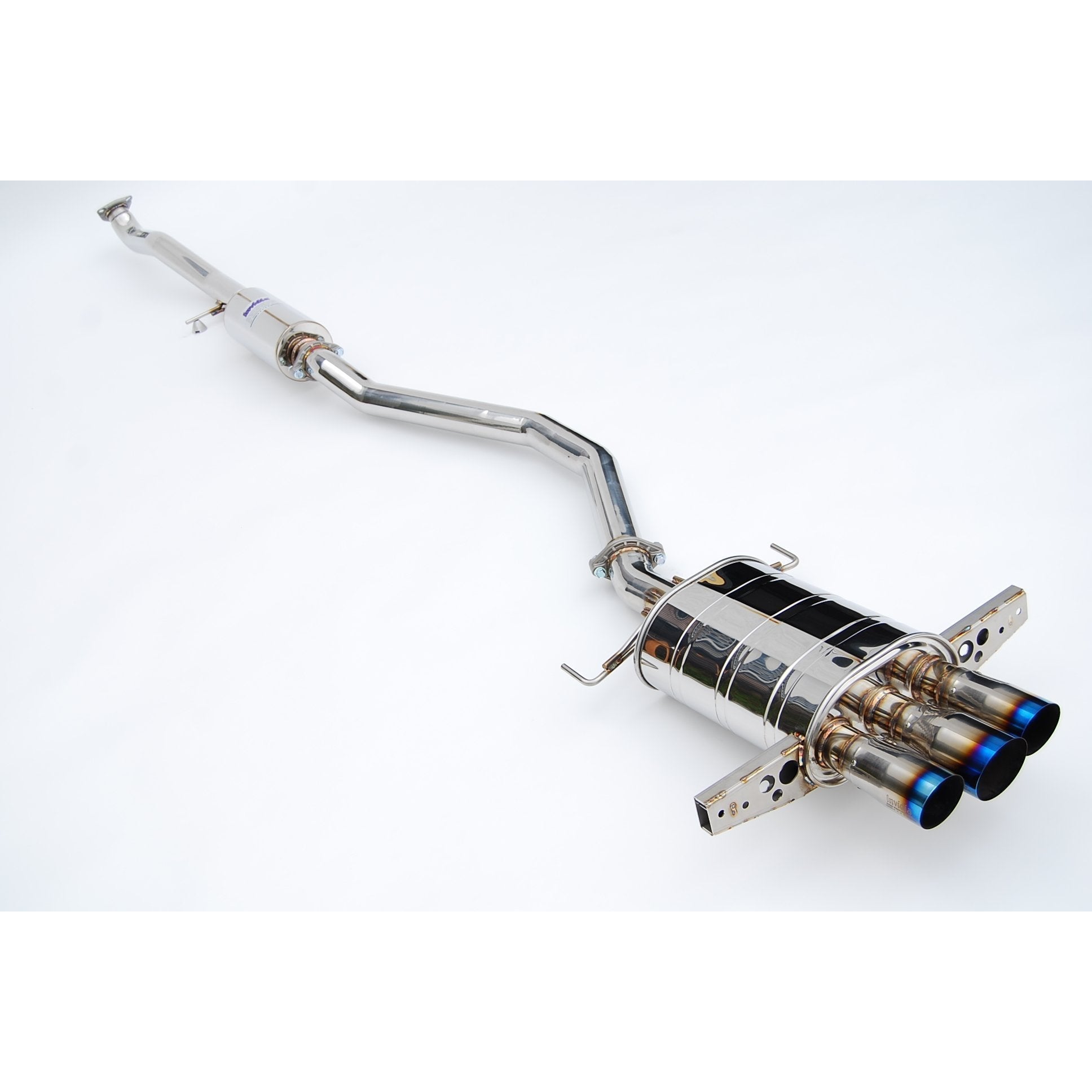 Invidia Q300 Triple Titanium Tip Cat Back Exhaust Honda Civic Sport Hatchback 2017+ | HS17CHB7Q33ST
