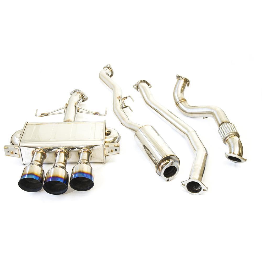 Invidia Q300 Triple Titanium Tip Cat Back Exhaust Honda Civic Type-R 2017-2019 | HS17CTRFQ33ST