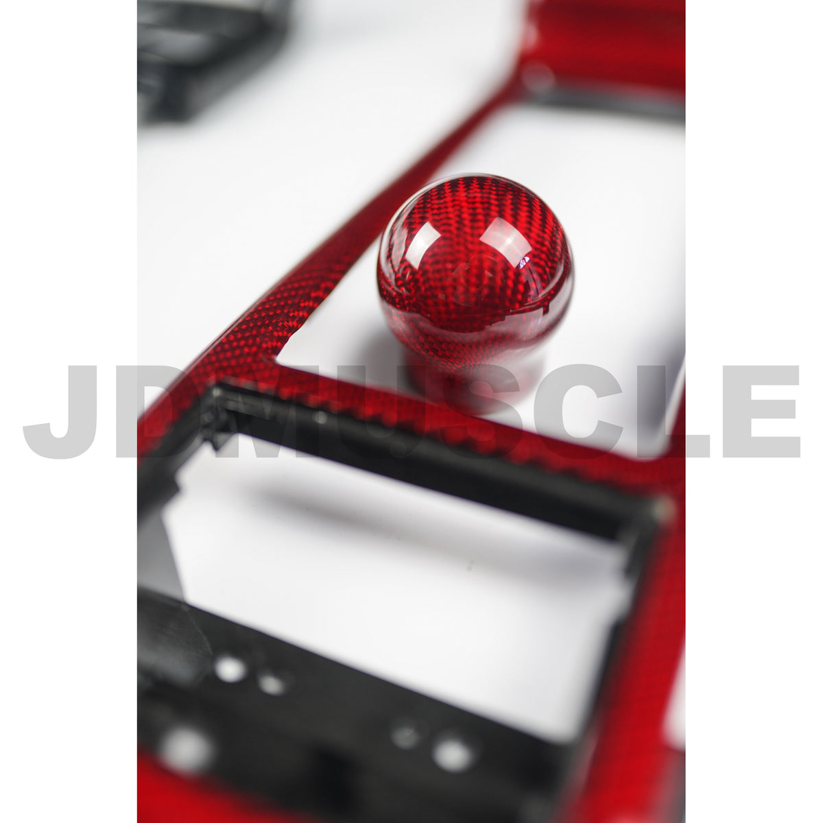 JDMuscle [08-21 STI] Carbon Fiber Cup Holder Trim Replacement