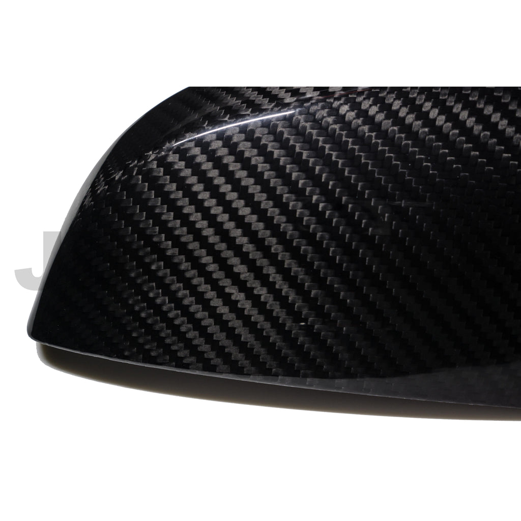 JDMuscle [15-21 WRX/STI] Tanso Dry Carbon Fiber Side Mirror w/Turn Signal Cut-Out | Gloss/Matte | Covers/Full Replacements