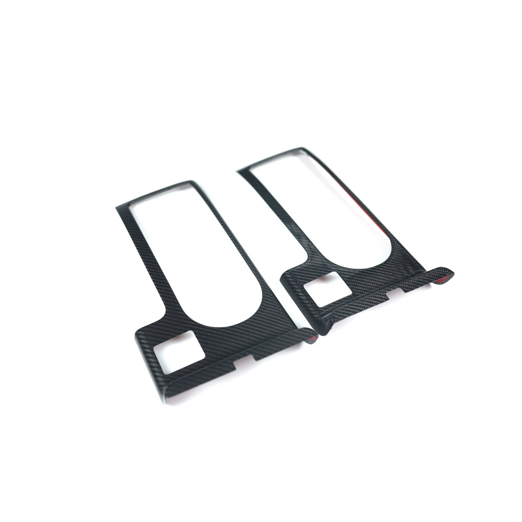 JDMuscle [15-21 WRX] Tanso Dry Carbon Fiber Cup Holder Cover