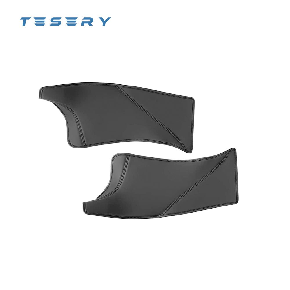 Leather Rear Door Sill Protector for Tesla Model Y 2020-2024