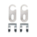 HEL Universal Bolt On or Weld On Brake Line Locator Tabs with Retaining Clips