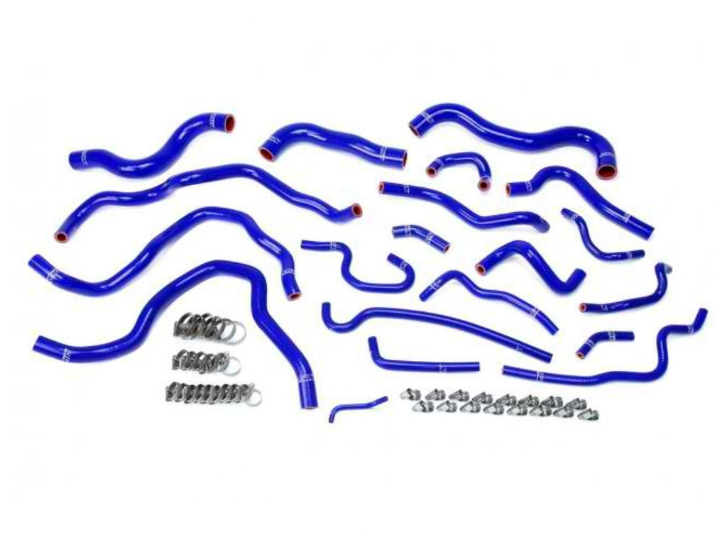 HPS Blue Reinforced Silicone Radiator Heater Coolant Hose Kit Honda 16-18 Civic 2.0L Non Turbo