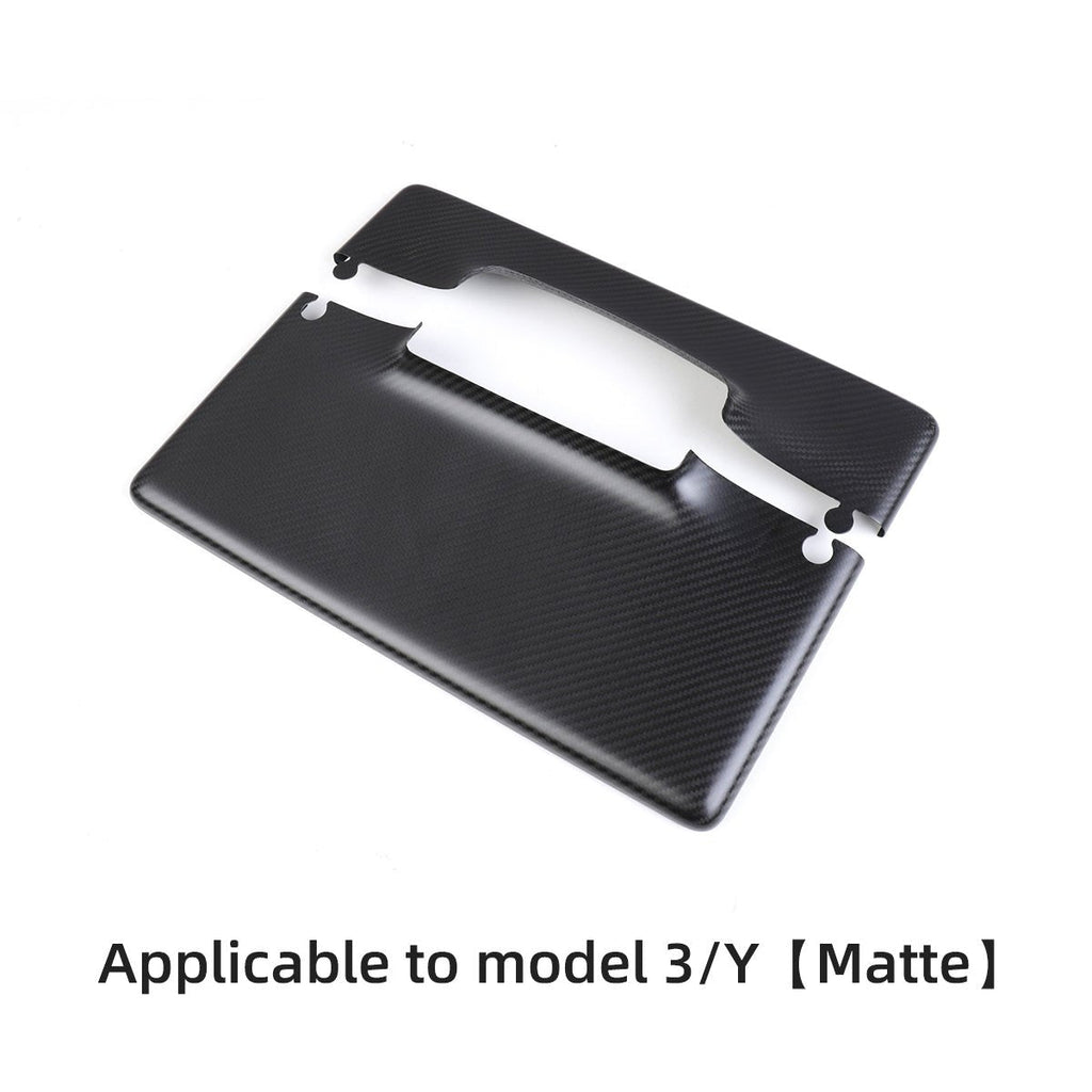 Model 3 / Y Display Cover - Carbon Fiber Interior Mods