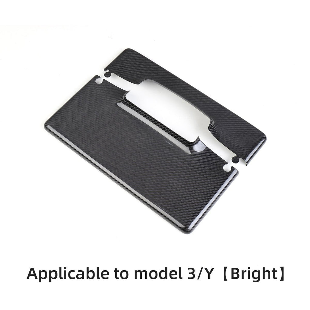 Model 3 / Y Display Cover - Carbon Fiber Interior Mods