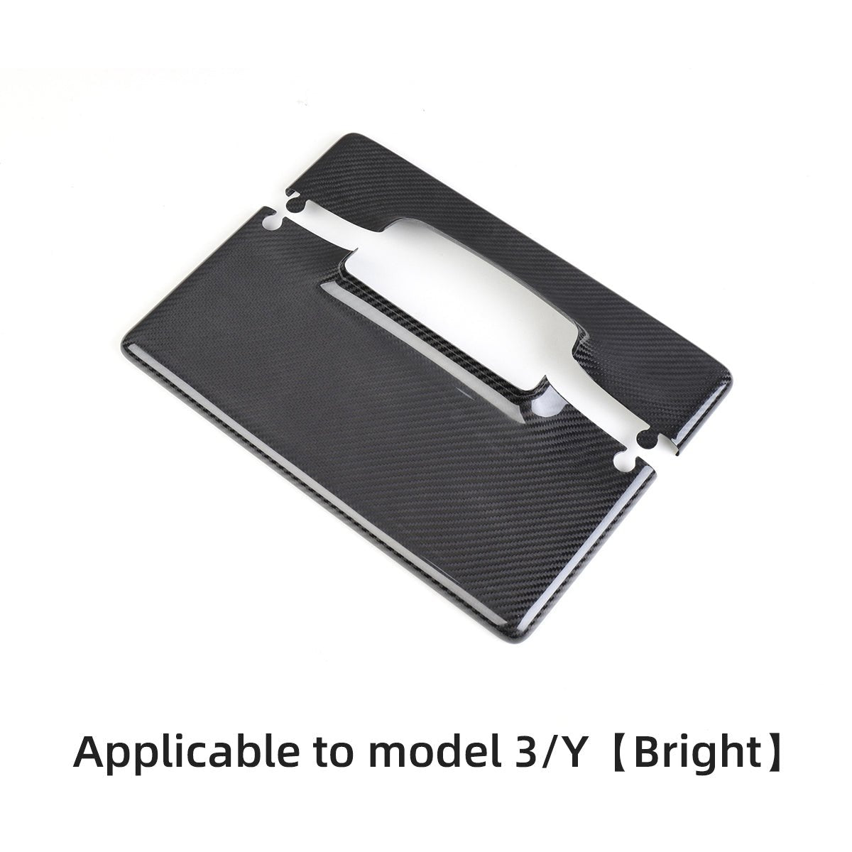 Model 3 / Y Display Cover - Carbon Fiber Interior Mods