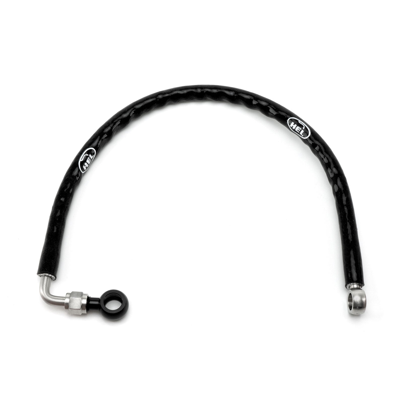 HEL Performance Turbo Oil Feed Line for BMW Mini R55, R56, R57, R58, R59, R60, R61 (Petrol Models Only), Stainless Steel Braided