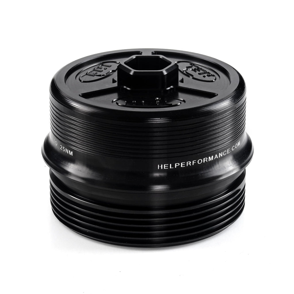 HEL Performance Solid Billet Aluminum Oil Filter Cap for BMW N20 N26 N51 N52 N53 N54 N55 S55 M2 M3 M4
