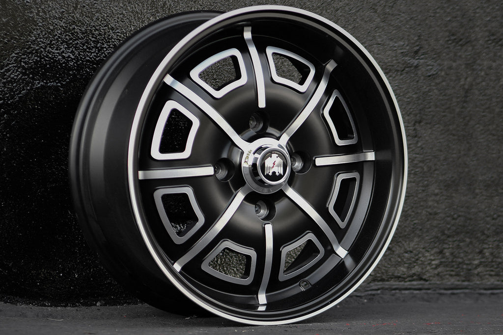 Pedrini | Satin Black Full Machined Face, Windows & Lip Edge