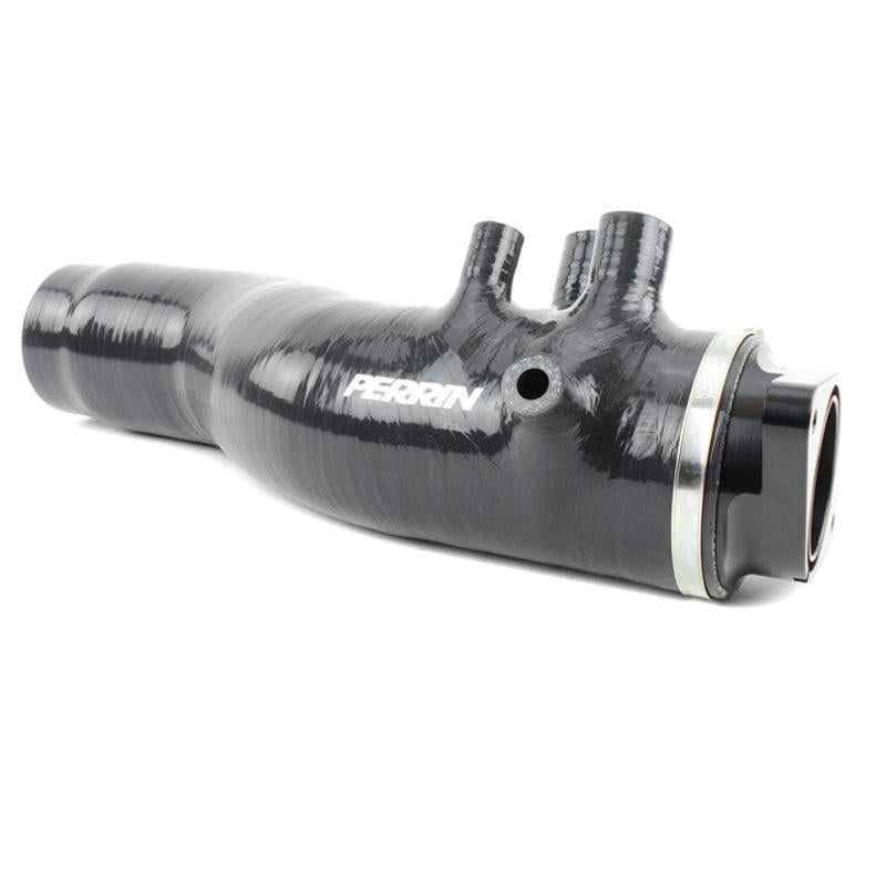 Perrin [15-21 WRX] Black 3in Turbo Inlet Hose w/ Nozzle | PSP-INT-424BK