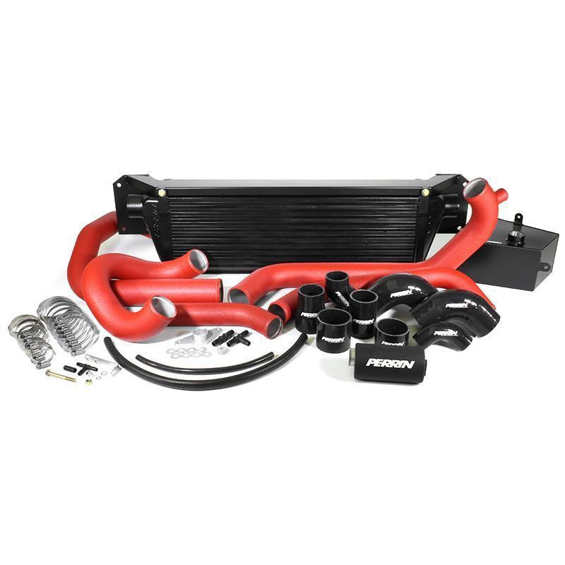 Perrin Performance Front Mount Intercooler | Black Pipes/Black Couplers Only WRX STI 15-2020 | PSP-ITR-438-2BK/BK