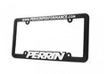 PERRIN License Plate Frame - Black w/White Lettering | ASM-BDY-500