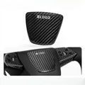 Real Dry Carbon Fiber Airbag Trim Cover for Model Y Juniper & Model 3 Highland
