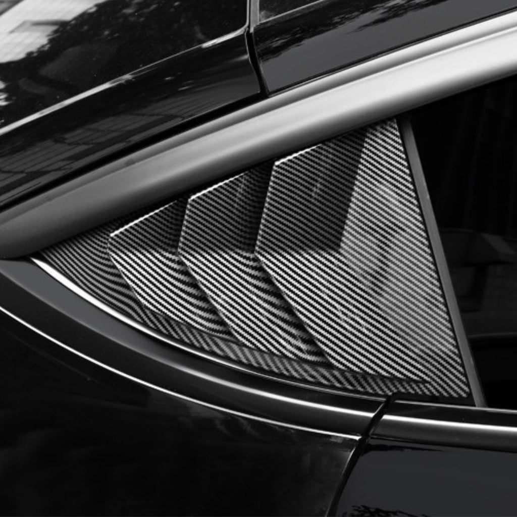 TESERY Side Window Vent Cover for Model Y | 3 Finishes | 2-Pack