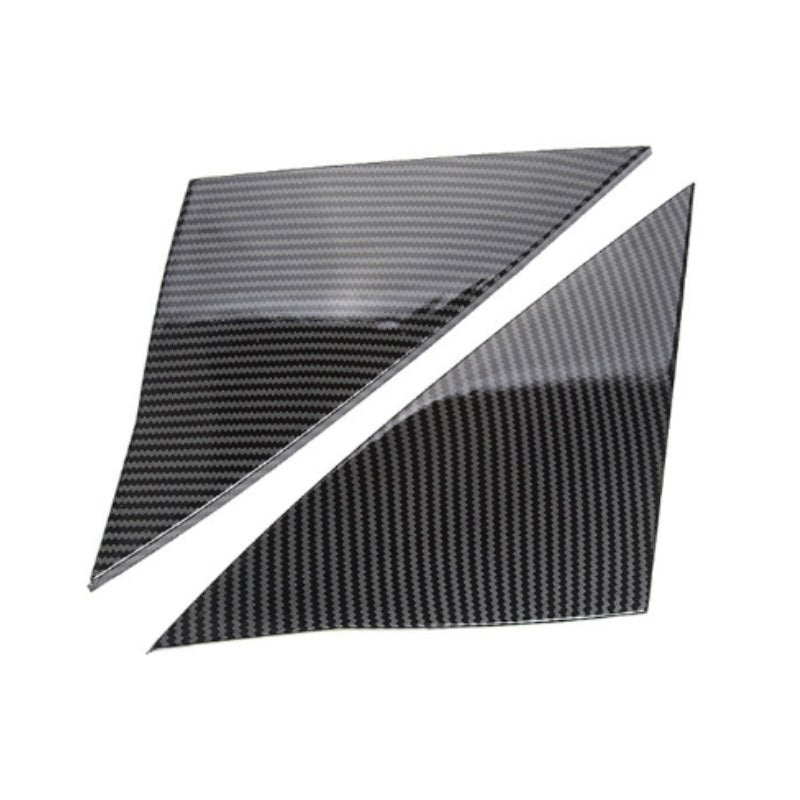 Carbon Fiber Triangle Window Trim for Model Y 2020-2025.03 | Mirror Area | Self-Adhesive