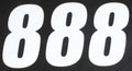 DCOR 45-16-8 6in Number 3/PK White 8