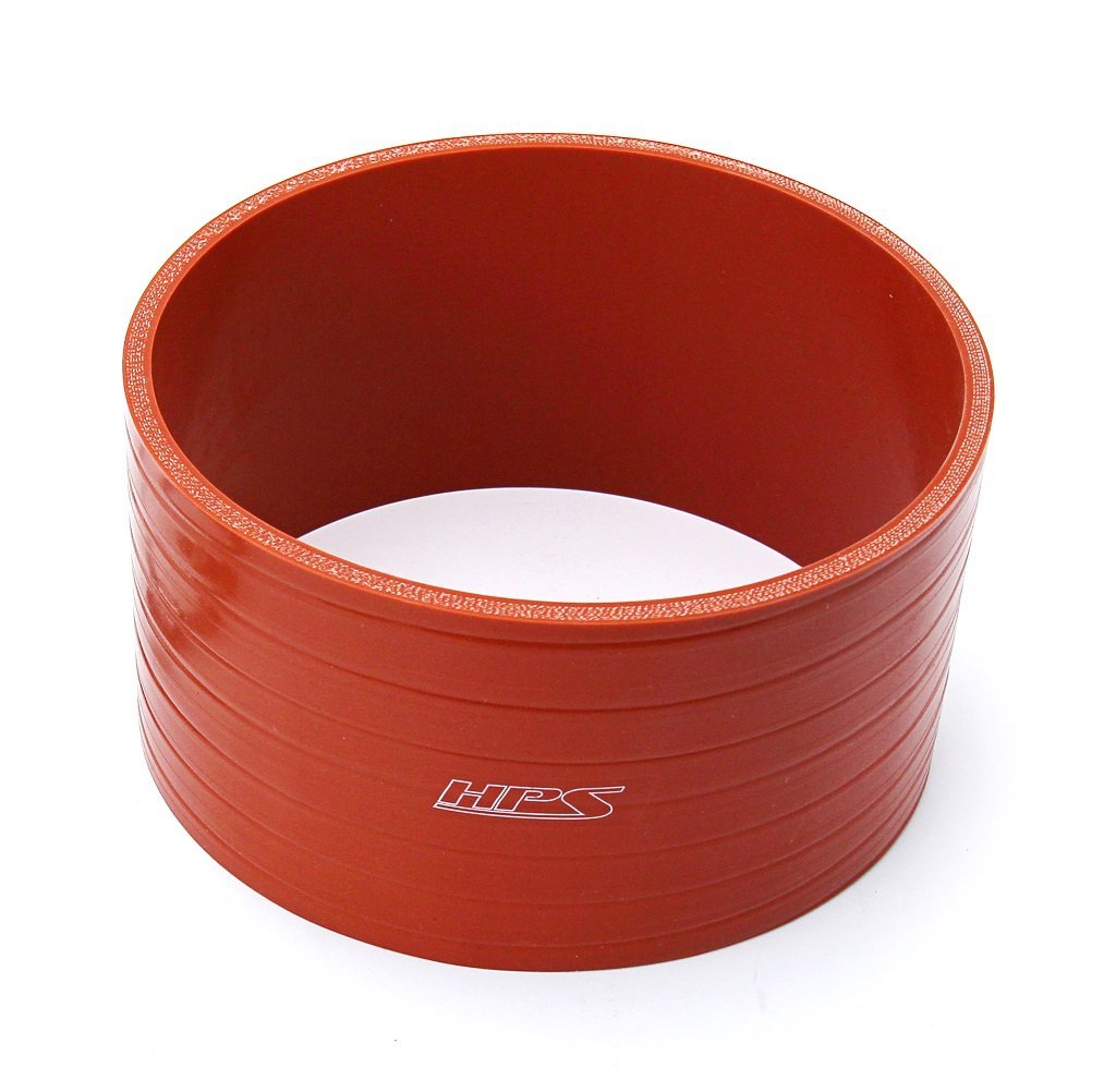 HPS 7-1/2" ID, 4" Length, Silicone Straight Coupler Hose, Ultra High Temp 6-ply Aramid Reinforced, Max. Temperature: 500F, 190mm ID