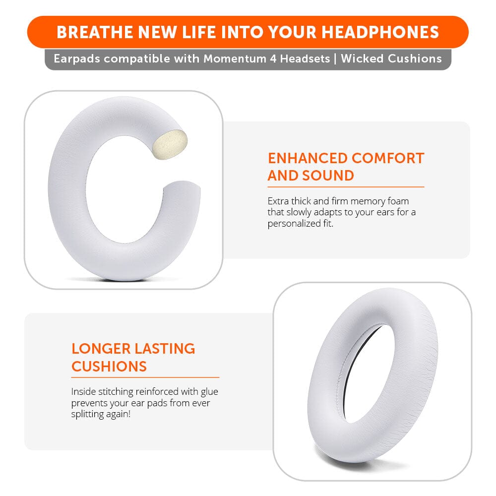 Sennheiser Momentum 4 Earpads - WC PadZ Momentum 4