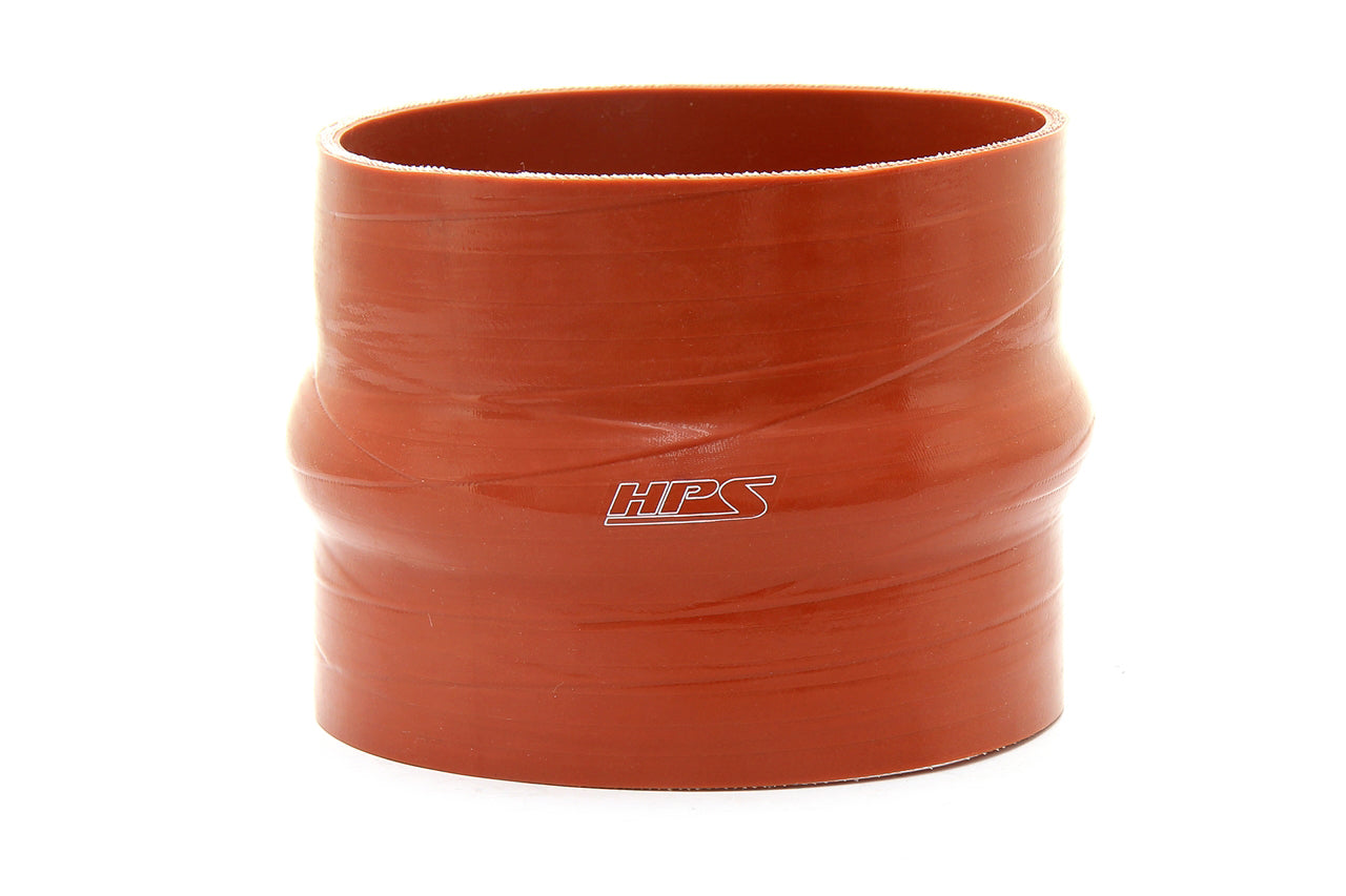 HPS Ultra High Temp Aramid Reinforced Silicone Single Hump Coupler Hose, Max. Temperature 500F
