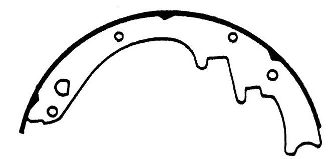 Porterfield Brake Shoes for 1968 FORD MUSTANG 427 V8 w/Front Discs