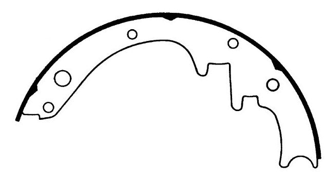 Porterfield Brake Shoes for 1968 MERCURY COUGAR 302 V8 w/Front Drums