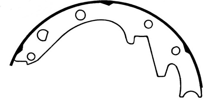 Porterfield Brake Shoes for 1970 FORD MUSTANG 200 V6