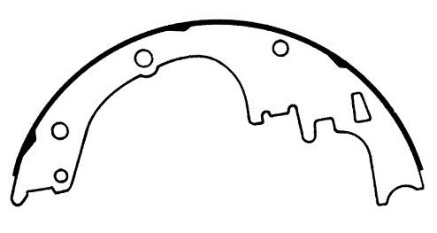 Porterfield Brake Shoes for 1967 CHEVROLET CHEVELLE w/Front Discs