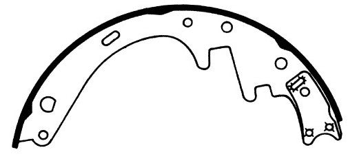 Porterfield Brake Shoes for 1993 FORD BRONCO