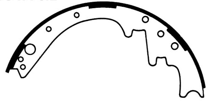 Porterfield Brake Shoes for 1969 DODGE CHARGER w/11" Drums