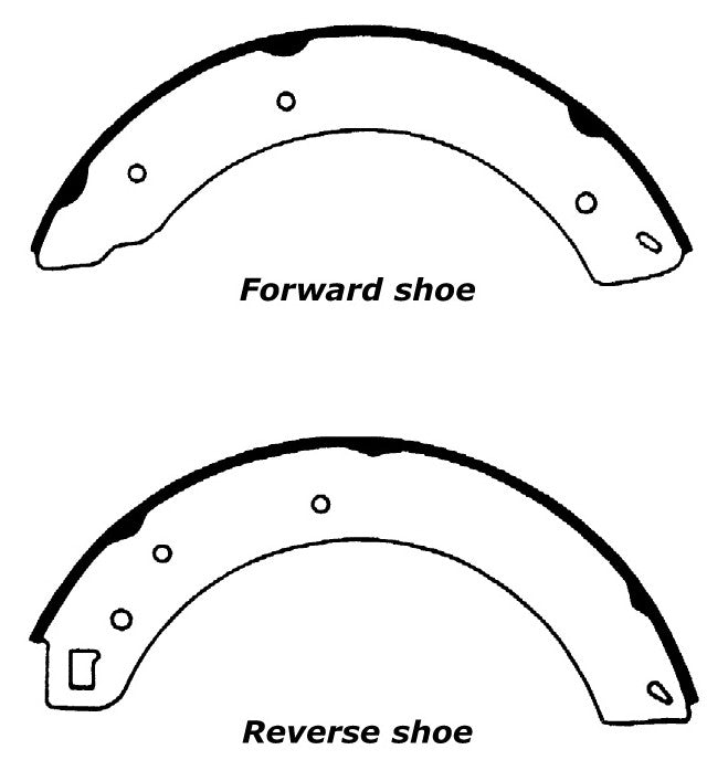 Porterfield Brake Shoes for 1968 SUNBEAM TIGER