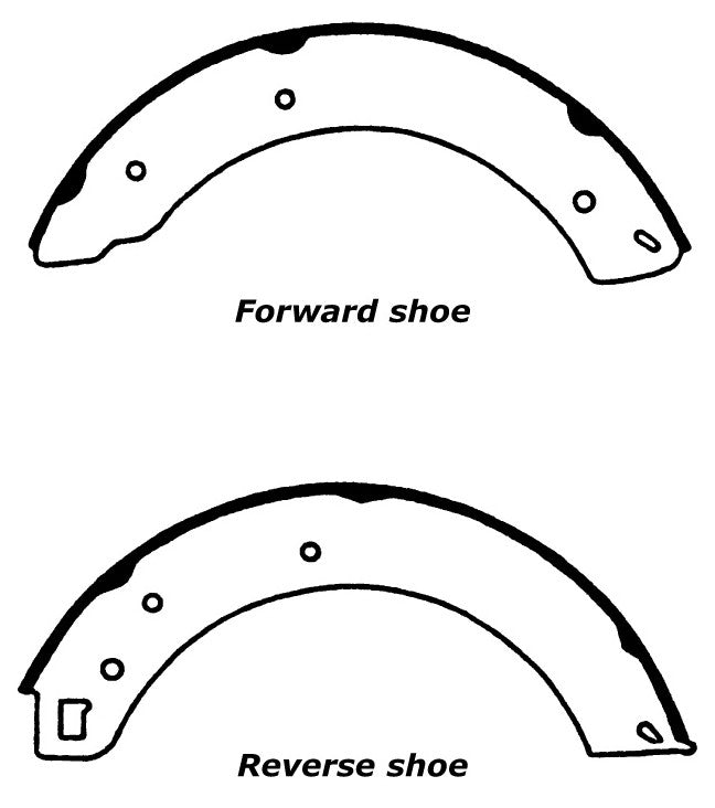 Porterfield Brake Shoes for 1981 LOTUS ELITE