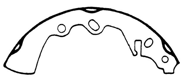 Porterfield Brake Shoes for 1977 MAZDA RX 4