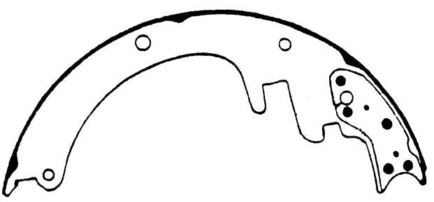 Porterfield Brake Shoes for 1997 CHEVROLET SUBURBAN 2500 4WD 13 x 3 1/2 rear shoe