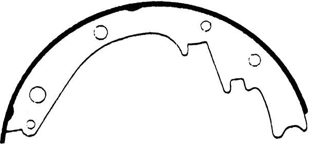 Porterfield Brake Shoes for 1998 GMC YUKON 4WD 4DR 11" Rear Shoe