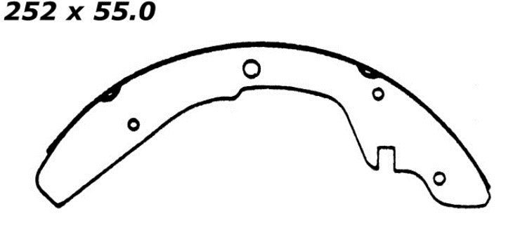 Porterfield Brake Shoes for 1990 VOLKSWAGEN VANAGON