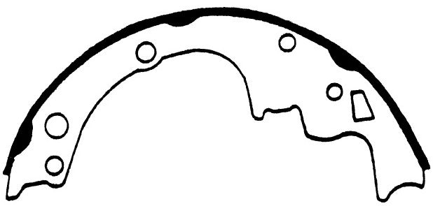 Porterfield Brake Shoes for 1989 PONTIAC FIREBIRD w/Rear Drums