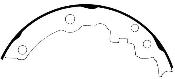 Porterfield Brake Shoes for 1994 CHEVROLET CAVALIER