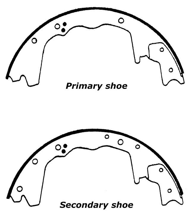 Porterfield Brake Shoes for 1997 FORD F350 1 Ton 4WD DRW  3 1/2