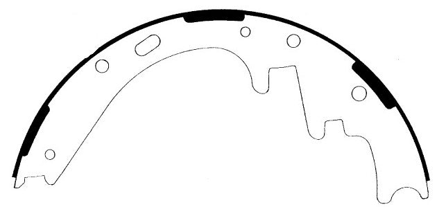 Porterfield Brake Shoes for 1999 DODGE DURANGO