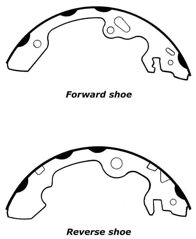Porterfield Brake Shoes for 2007 FORD FOCUS R/Drum