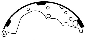 Porterfield Brake Shoes for 2005 TOYOTA TACOMA 2WD 6 Lug